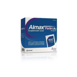 Almax forte 1,5 g suspension oral 12 sobres