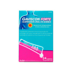 Gaviscon forte suspension oral 24 sobres