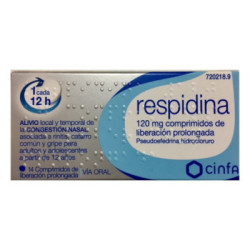 Respidina 120 mg 14 comprimidos de liberacion prolongada