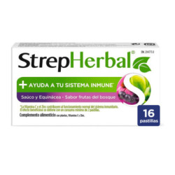 Strepherbal Elderberry y Echinacea X16