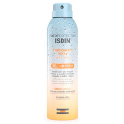 Isdin Fotoprotector Transparent Spray Wet Skin Spf30 250 Ml.