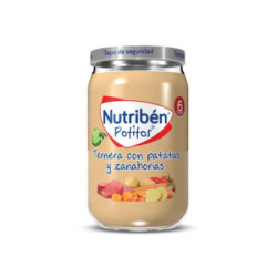 Nutribén Tarrito Ternera Con Patatas Y Zanahoria 235 G