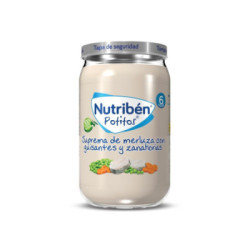 Nutribén Tarrito Suprema De Merluza Con Guisantes Y Zanahorias 235 G