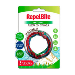 Repel Bite Natural Pulsera De Cuerda Con Citronela 3 Uds.