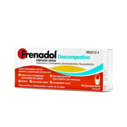 Frenadol descongestivo 16 capsulas