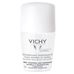 Vichy Desodorante Anti-Transpirante 48H Roll-On Piel Sensible 50 Ml.