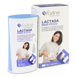 Lactasa Farline 9000 Fccu 60 Comprimidos