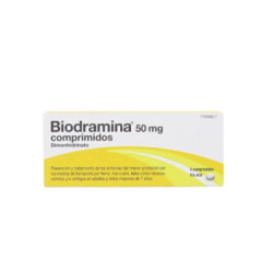 Biodramina 50 mg 4 comprimidos