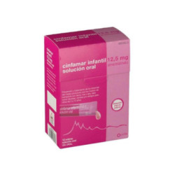 Cinfamar infantil 12,5 mg 12 sobres solucion oral 5 ml